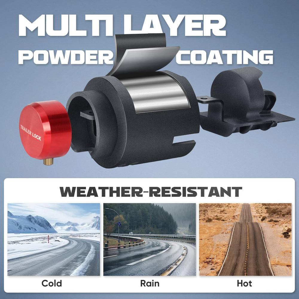 FixOasis trailer lock demonstrates weather-resistant coating for all seasons