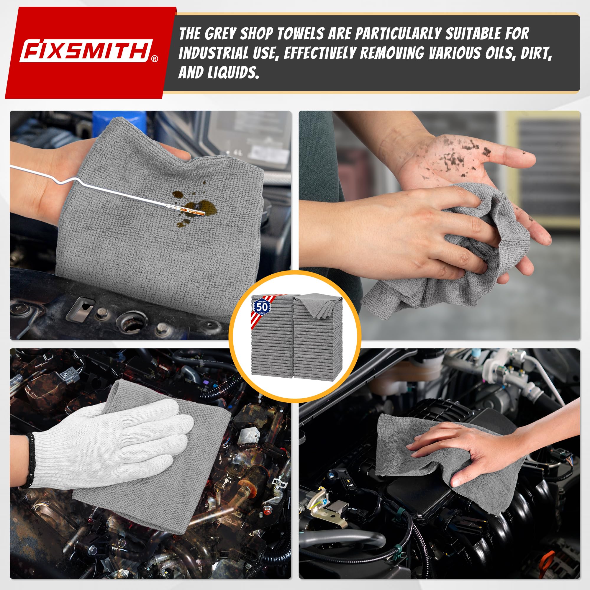 FIXSMITH towels are machine washable for long-lasting use