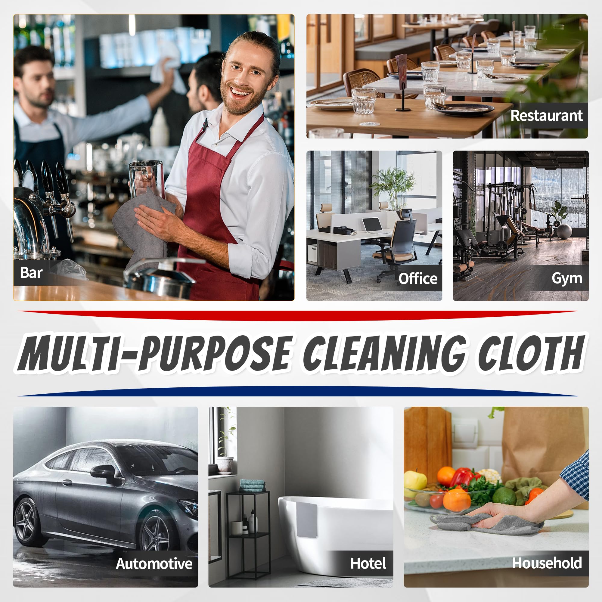 FIXSMITH towels with reinforced edges resist fraying for durability