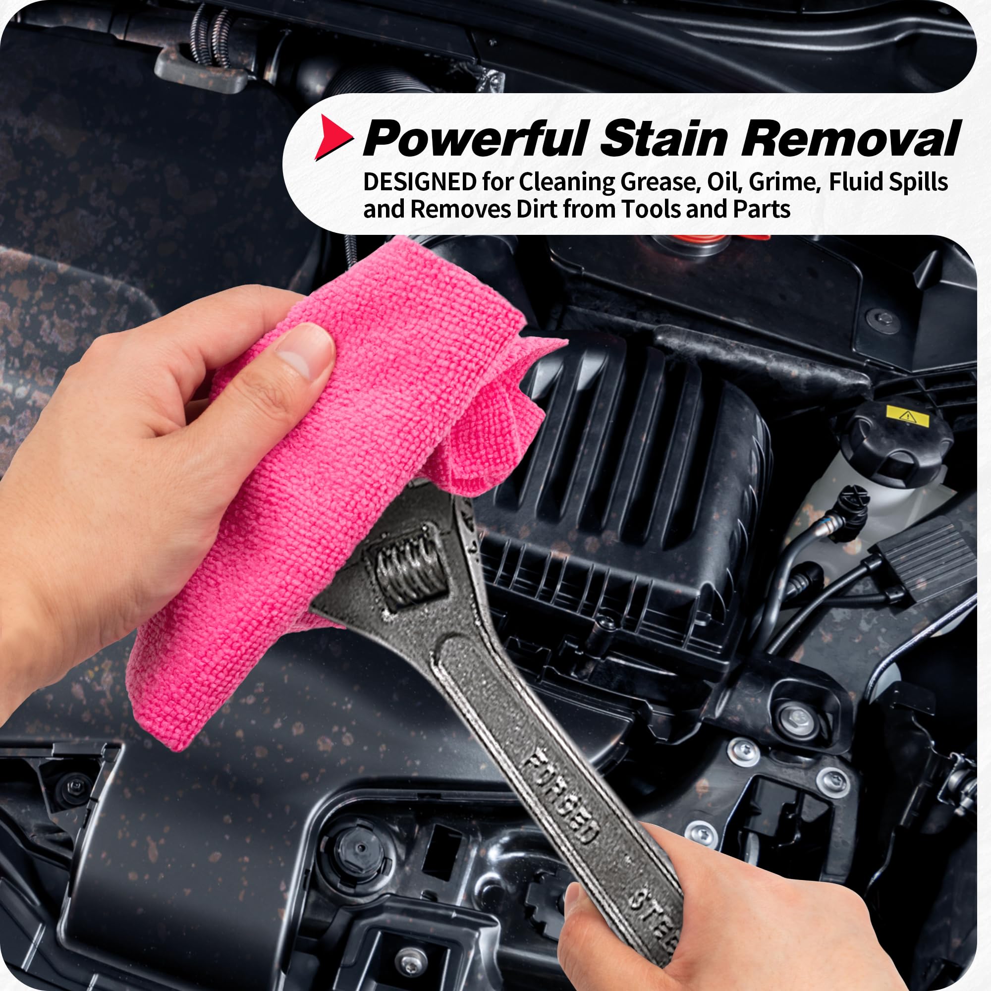 FIXSMITH washable microfiber cloths stay vibrant after many washes and use