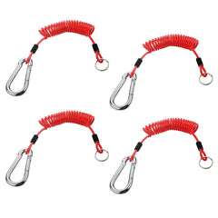 FizLig 6ft coiled-breakaway-cable showing compact, flexible design for safe towing.