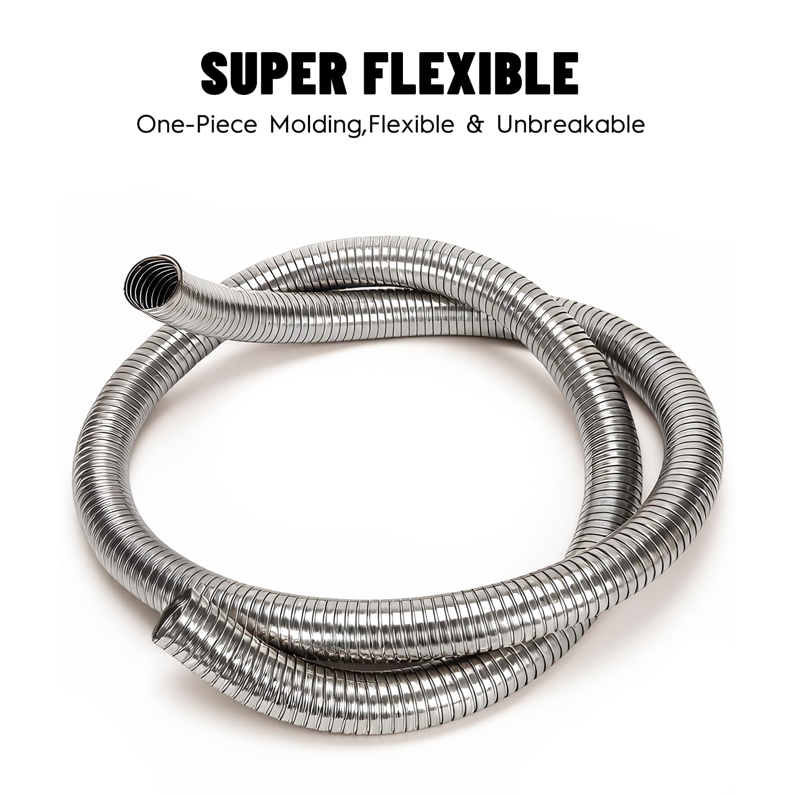 FizzBOP easy-install exhaust flex tube with weld or clamp compatibility.