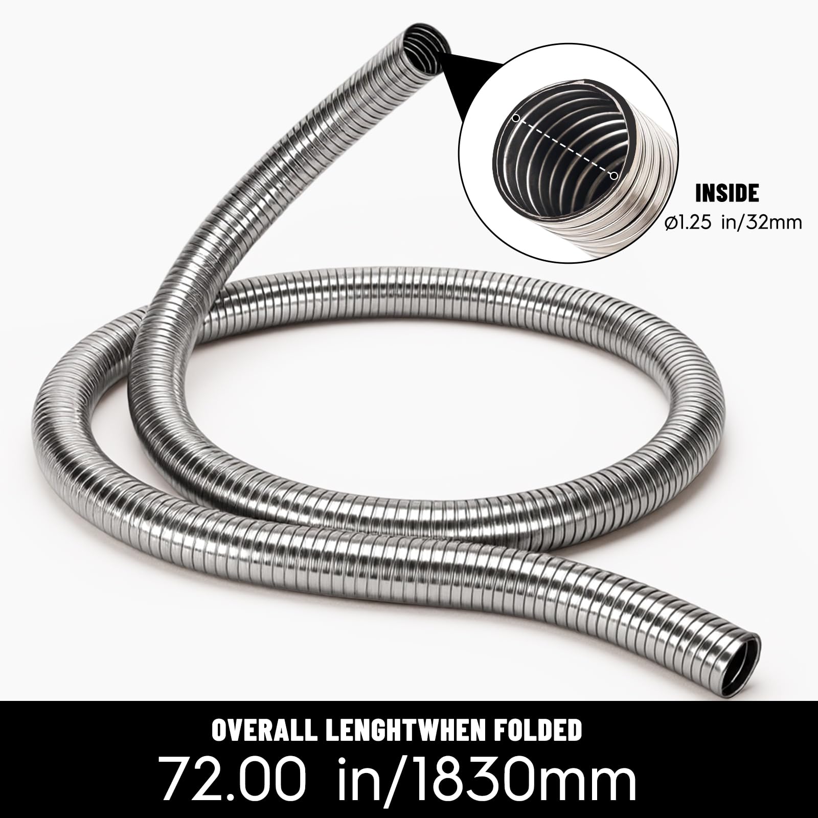 FizzBOP pre-cut stainless steel tube ready for quick installation and reliable sealing.
