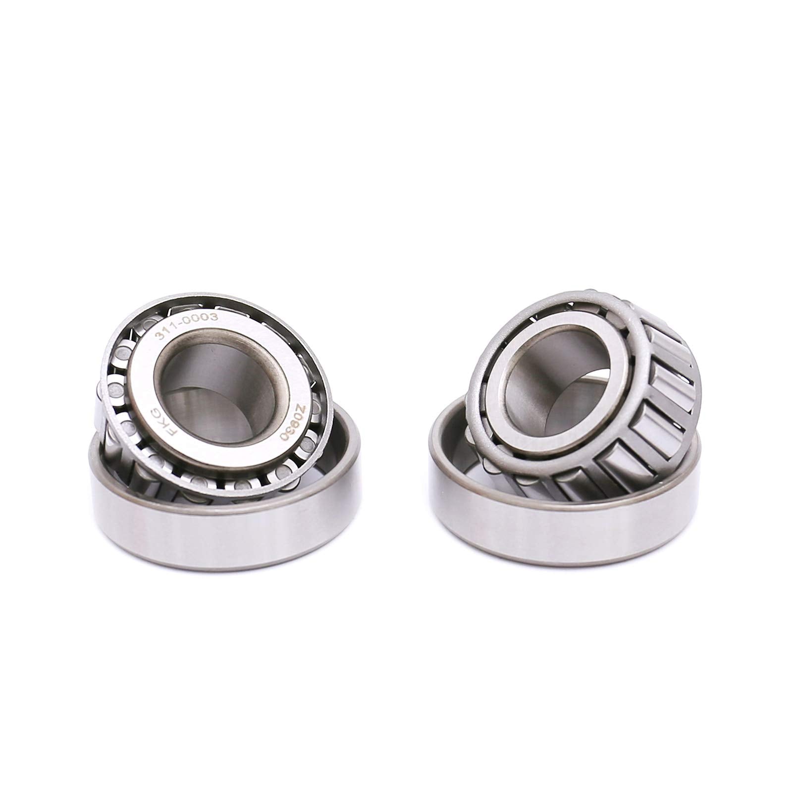 FKG LM11949 LM11910 tapered bearings front view for reliable wheel hub performance.
