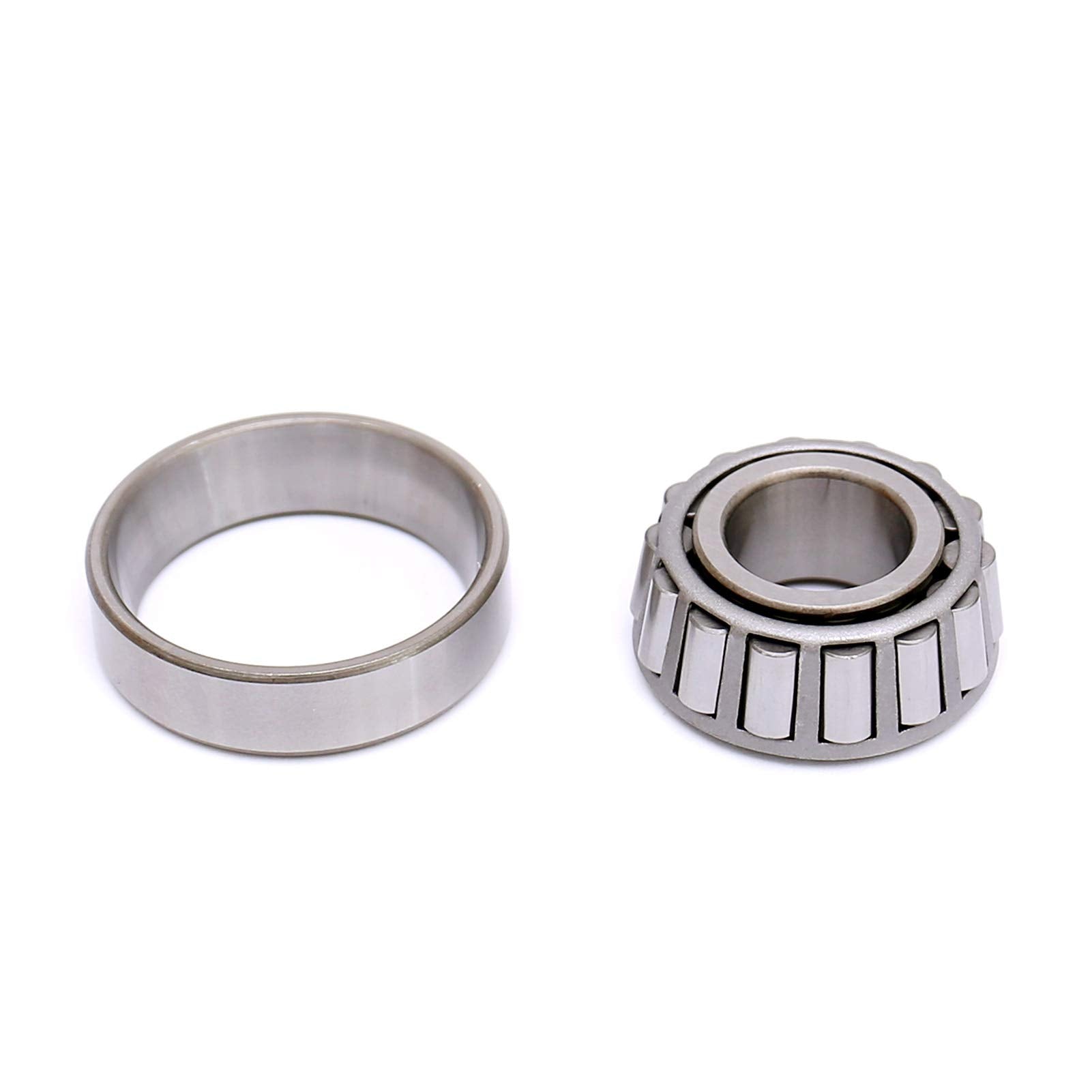 FKG LM11949 LM11910 tapered bearings side view shows compact size for easy installation.