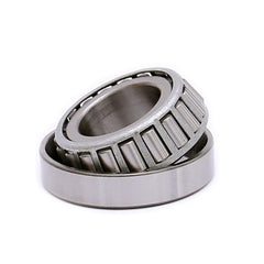 Close-up of FKG LM67048 bearing showing precision surface finish.
