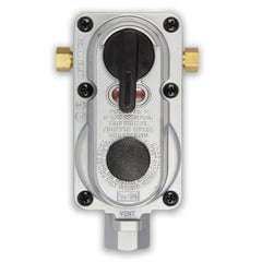 Flame King ACR-2a regulator front view showing compact, dependable design for dual-tank RV setups