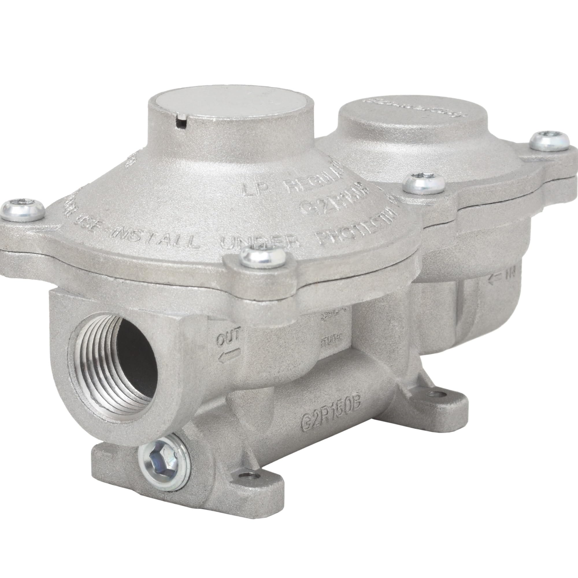 Regulator suitable for large RV application and high-BTU loads