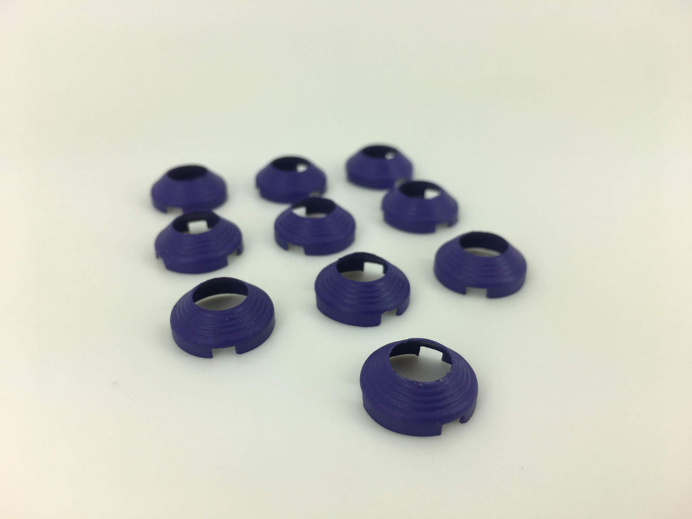 Compact Brass flare cap with FlareSeal stored for secure sealing.