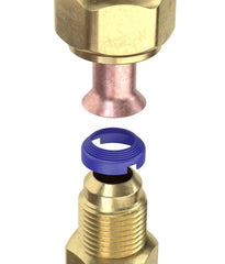FlareSeal variety sizes fit different SAE 45-degree flare joints.