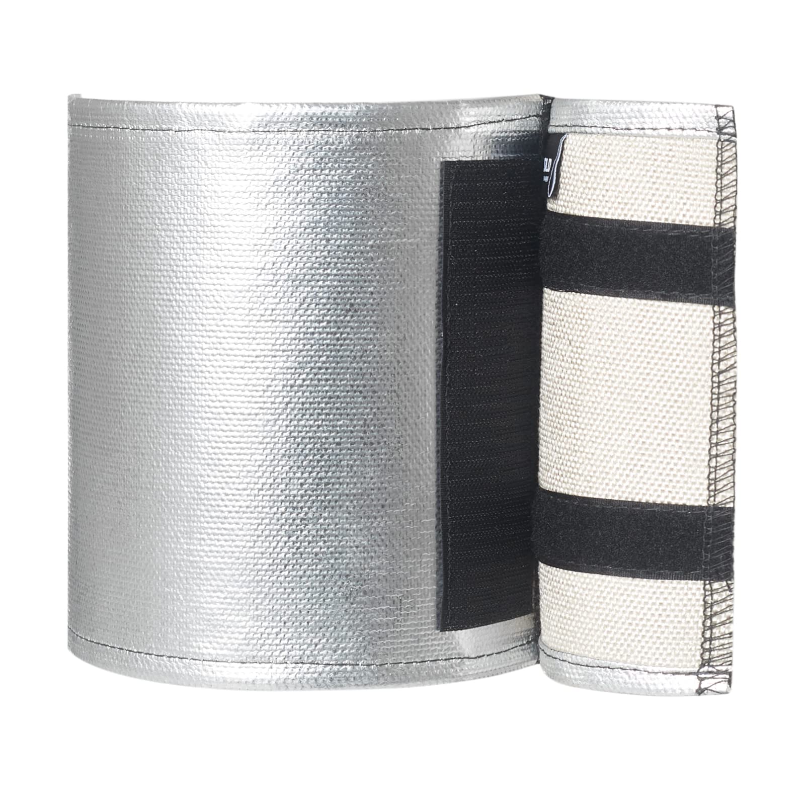 FLASLD starter heat shield assembly closeup with aluminized layer