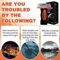 Flaurix roll-on bottle ready for easy windshield cleaning