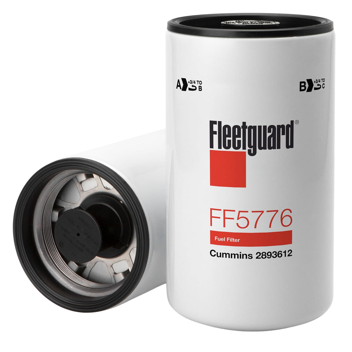 Fleetguard FF5776 secondary fuel filter protecting diesel injectors and fuel system reliability.