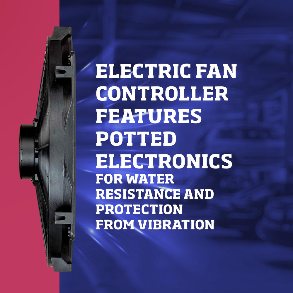 Flex-A-Lite system supports single or dual electric fans for versatile setups.