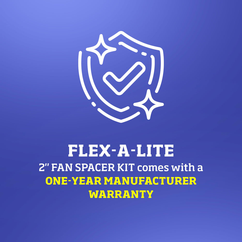 Flex-A-Lite spacer with soft-radius edges reduces stress on radiator components