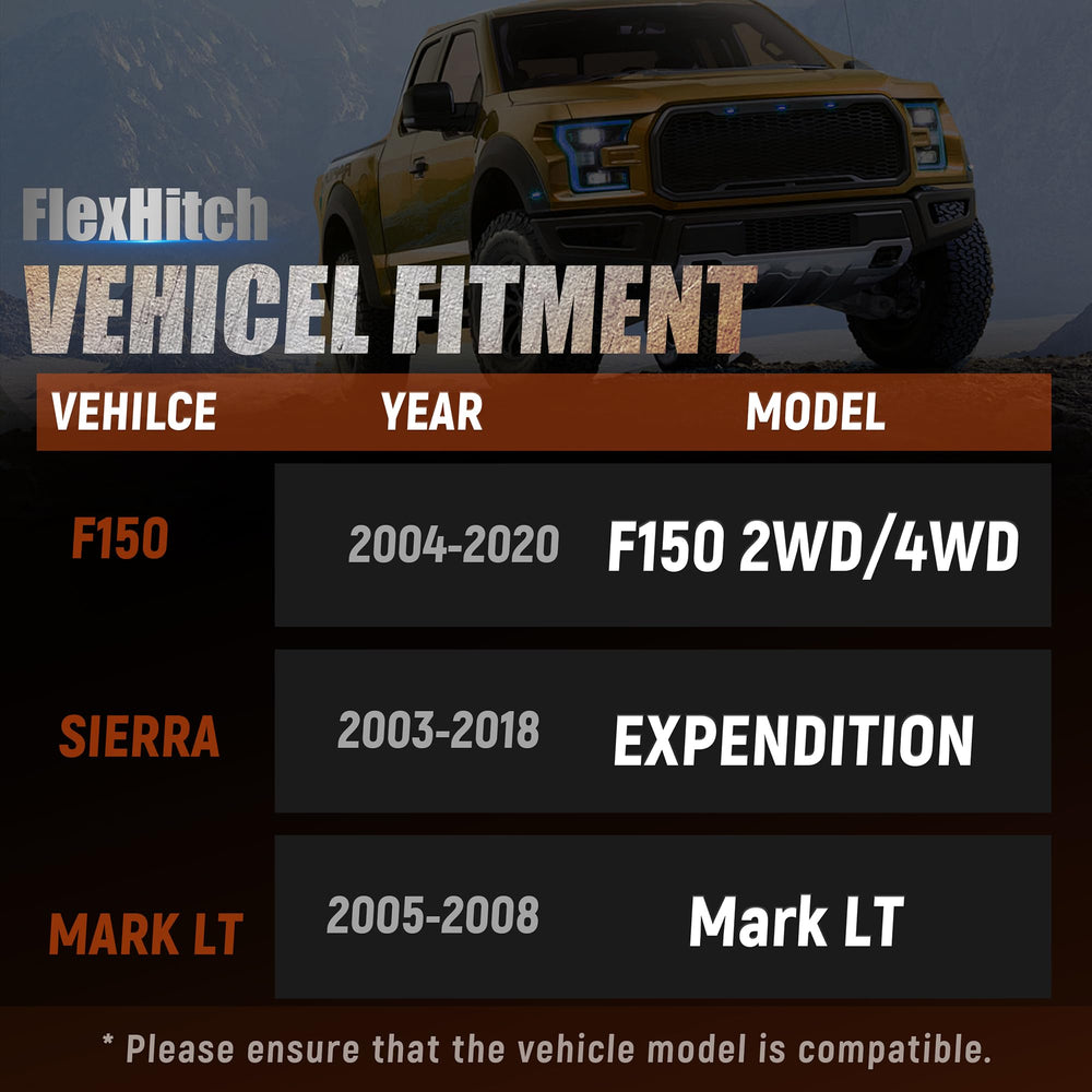 FlexHitch rear-2in block increases rear clearance