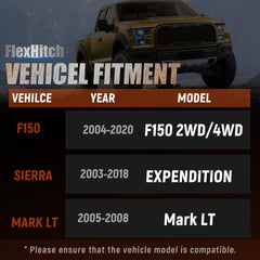 FlexHitch rear-2in block increases rear clearance