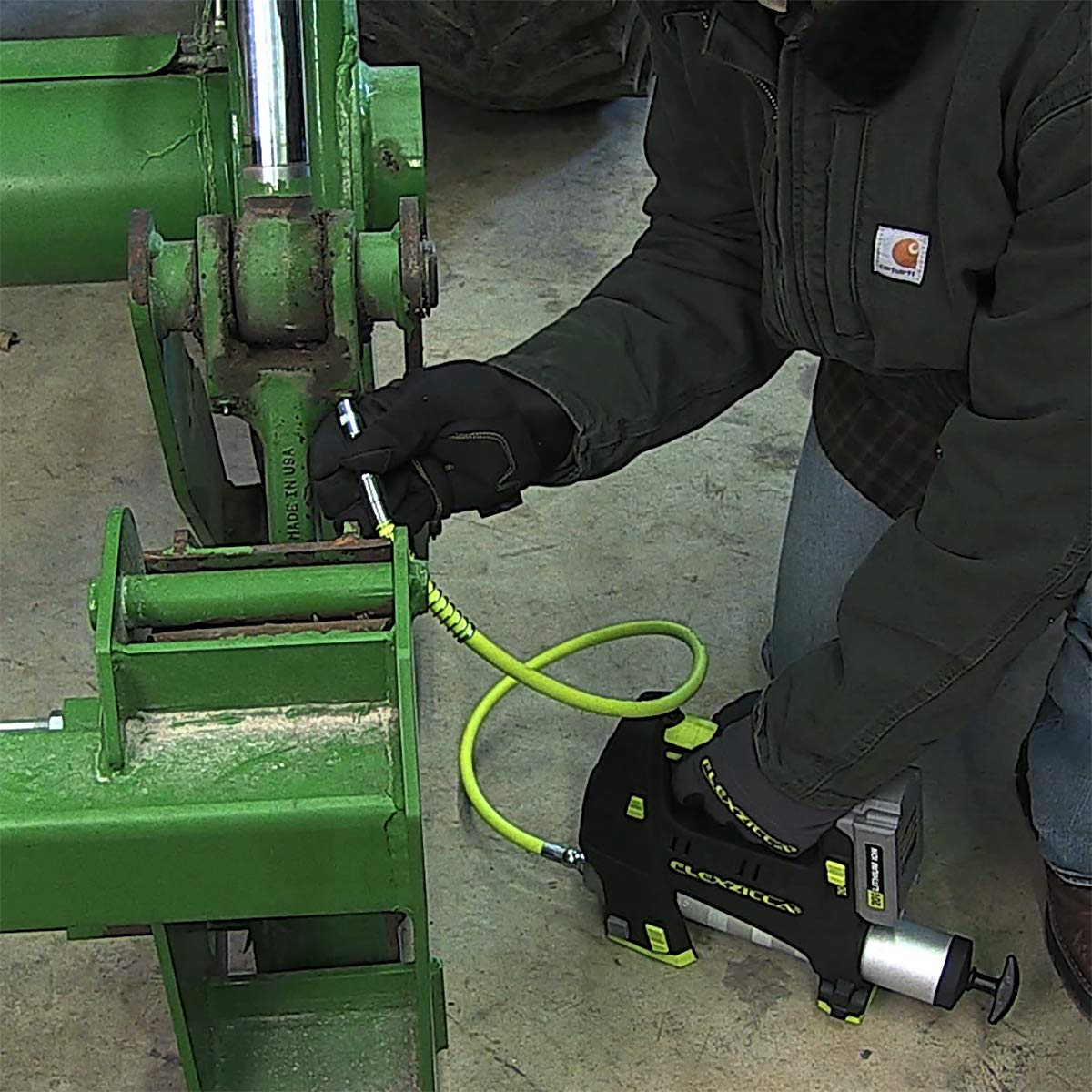 Flexzilla grease hose rated for 10,000 psi working pressure