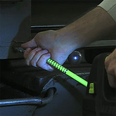Flexzilla hose features 1/8-inch MNPT fittings for compatibility with common grease guns.