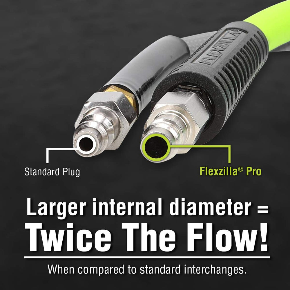 Flexzilla Pro high flow 14-piece kit for comprehensive air tool connections.