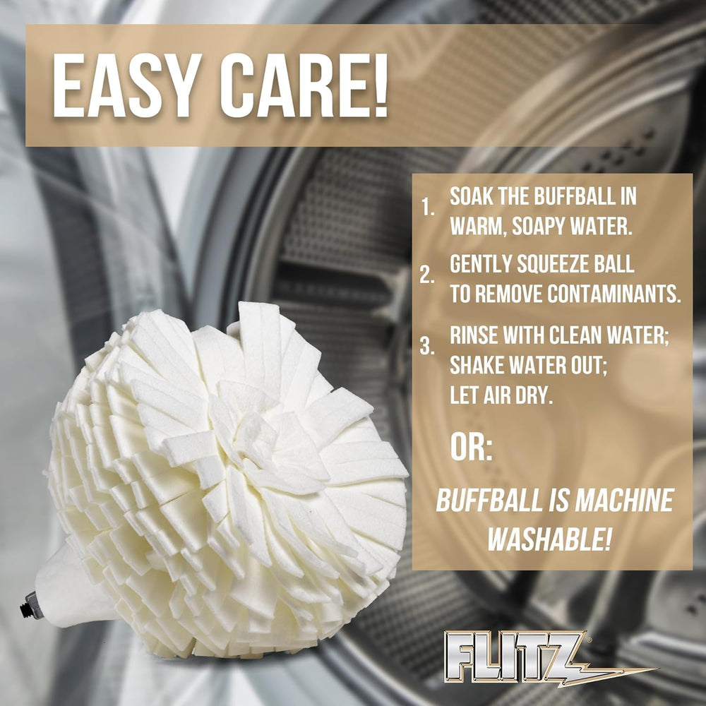 Made in USA quality kit by Flitz for DIY polishing.