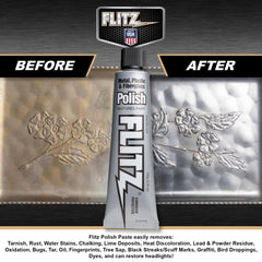 Buffing with FLITZ to reveal a smooth, protected shine