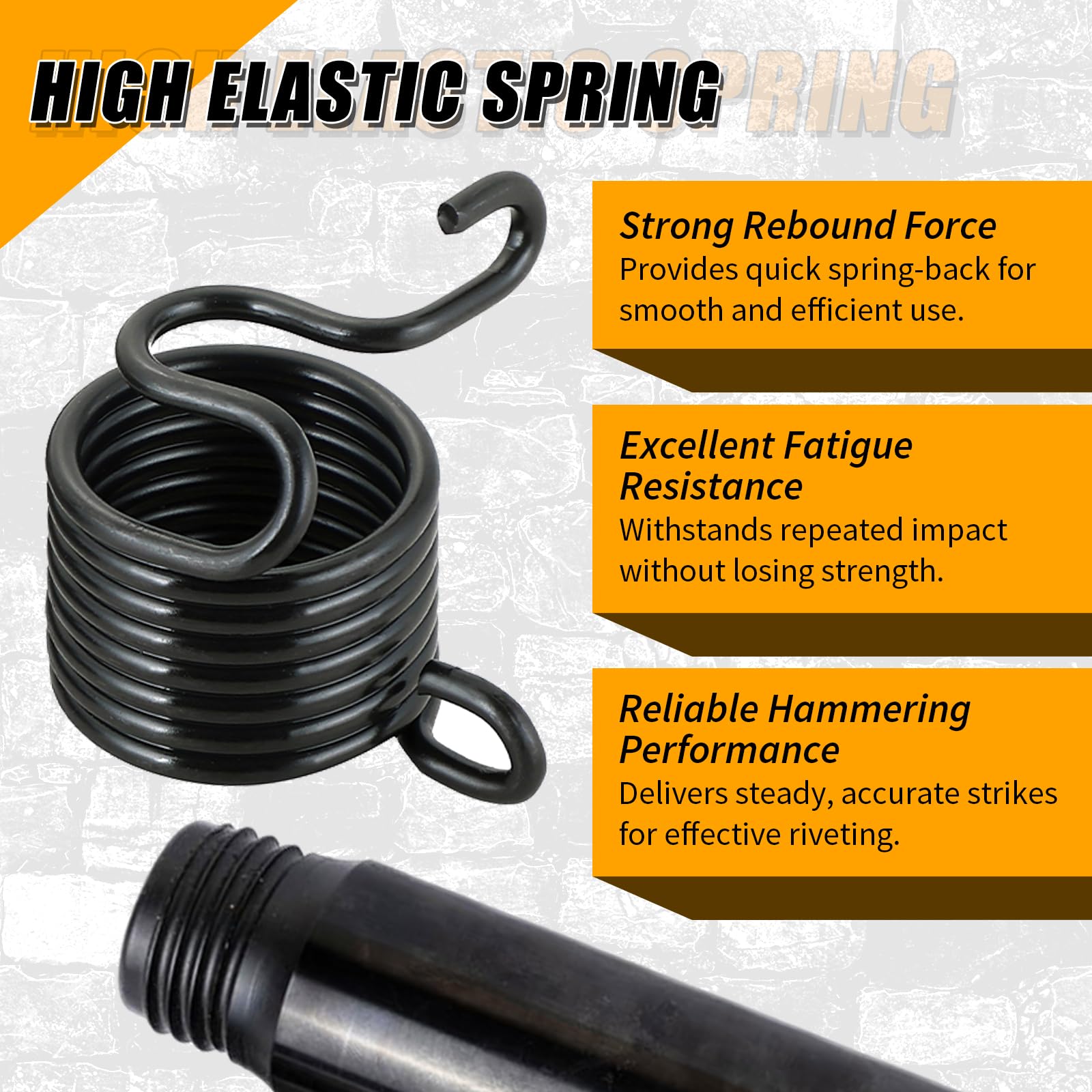 Precision heat-treated 45# carbon steel bits for durable performance.