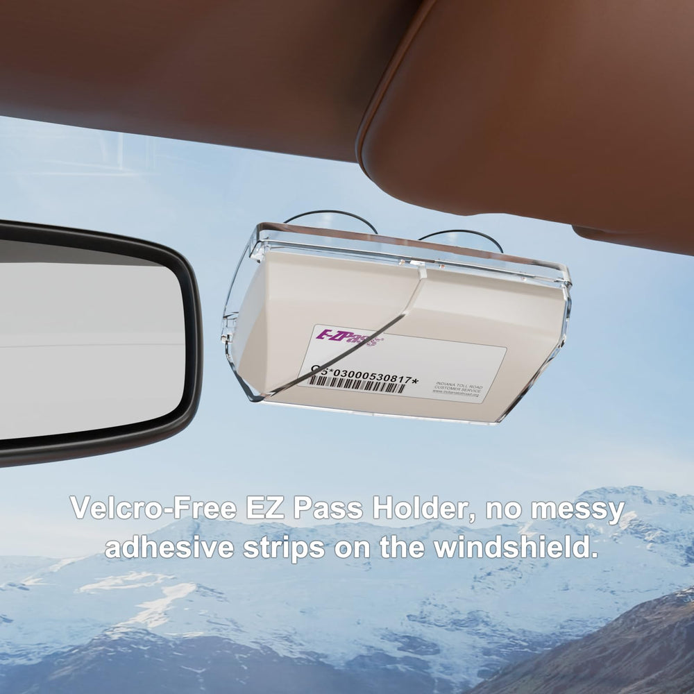 Compact 2-pack design from FLLIK keeps windshield clutter-free