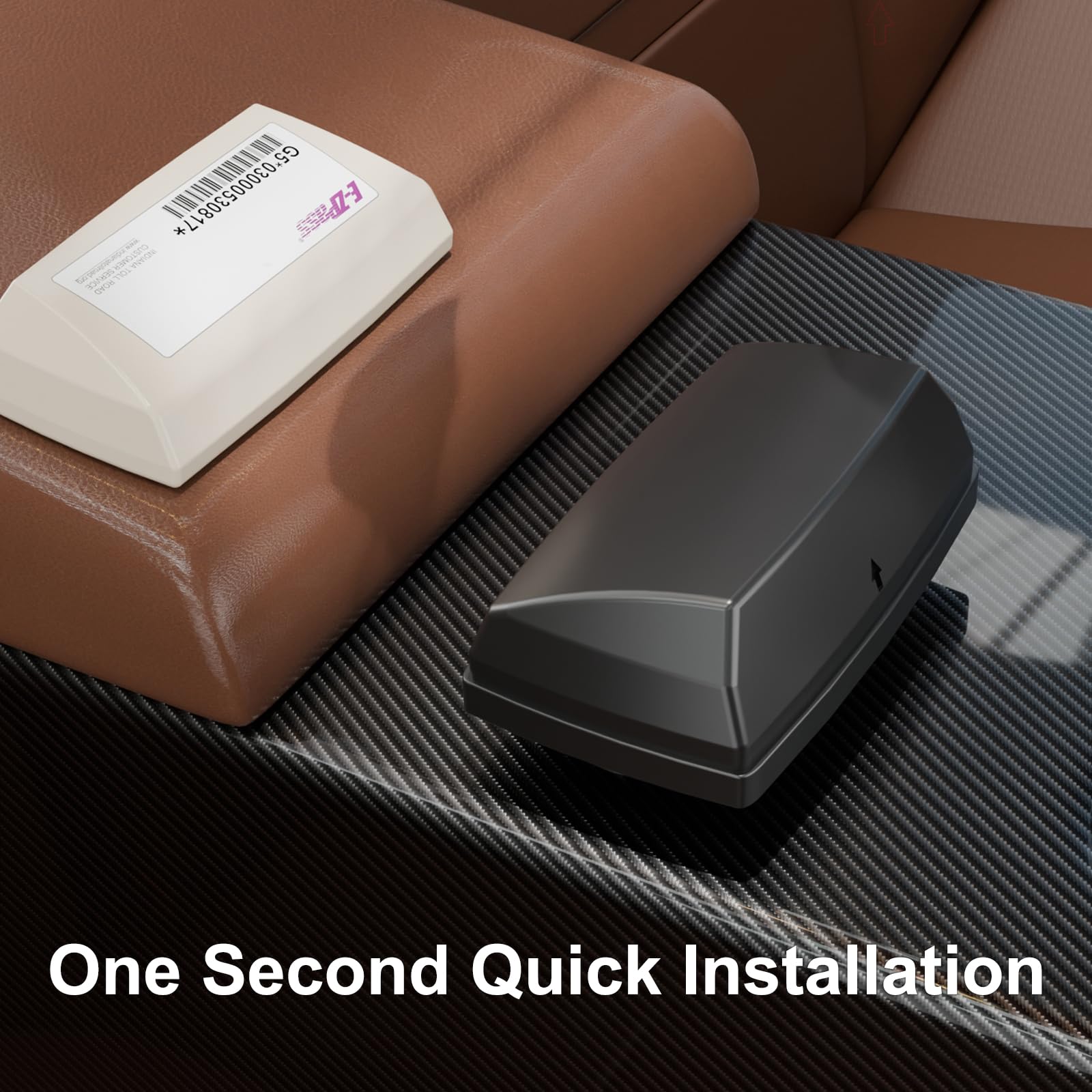 FLLIK EZ Pass Holder transfers between vehicles without leaving residue.