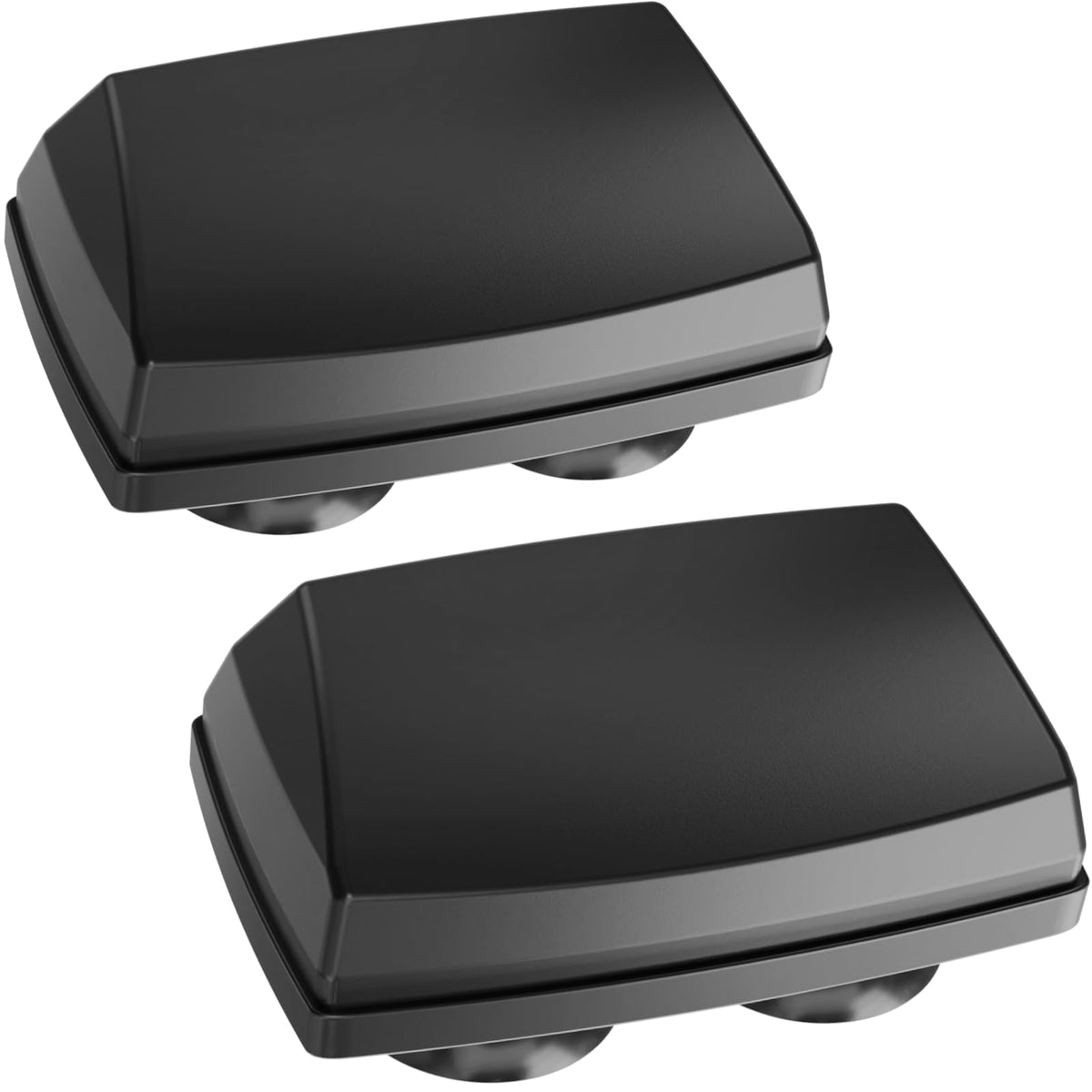 FLLIK EZ Pass Holder on windshield with a secure all black finish.