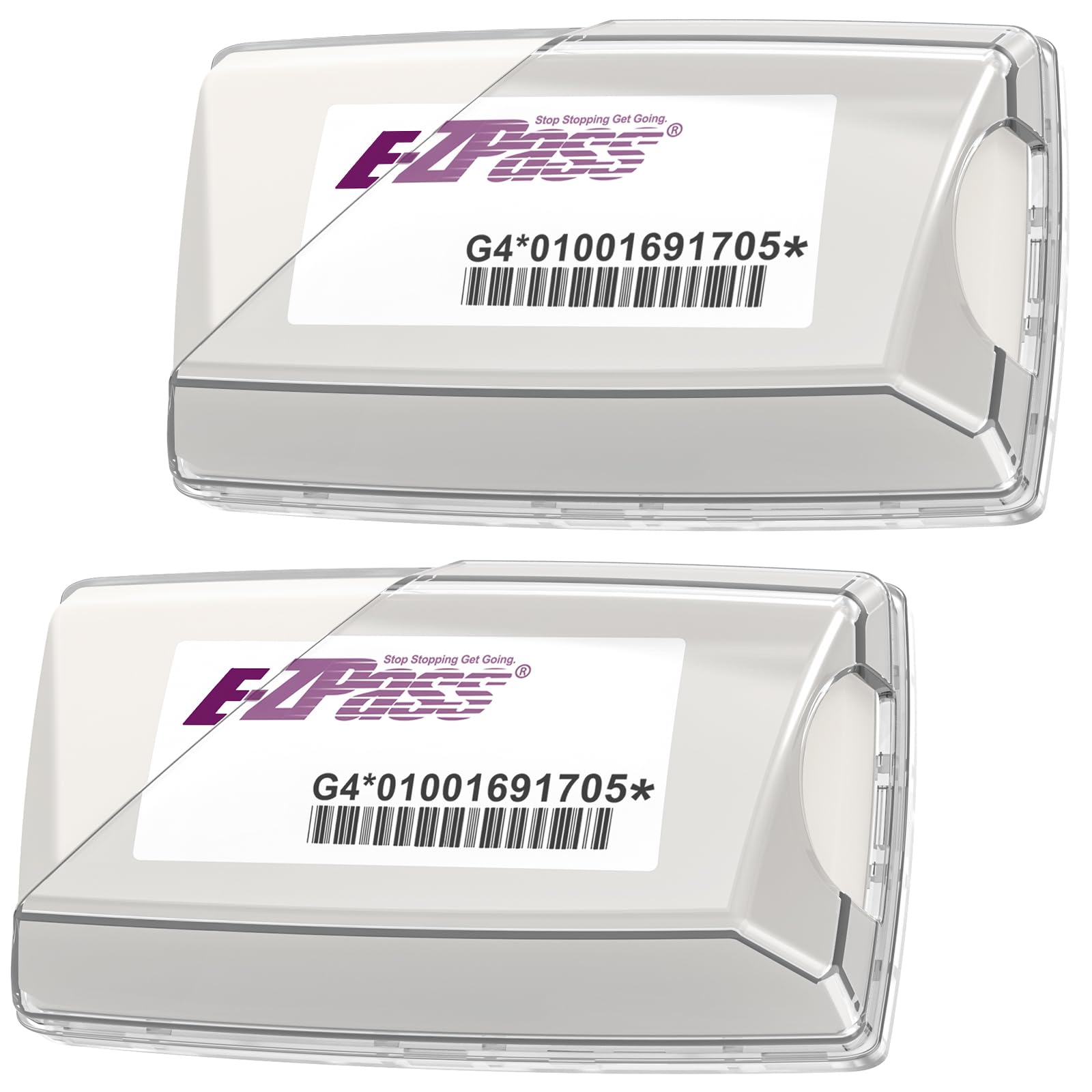 FLLIK EZ Pass Holder on windshield shows precise snap-fit for EZ Pass Mini.