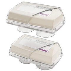 FLLIK EZ Pass Holder on windshield with strong suction for secure toll access