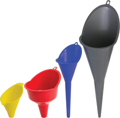 FloTool Super Quad Funnel 4pk for clean oil changes and fluid transfers.