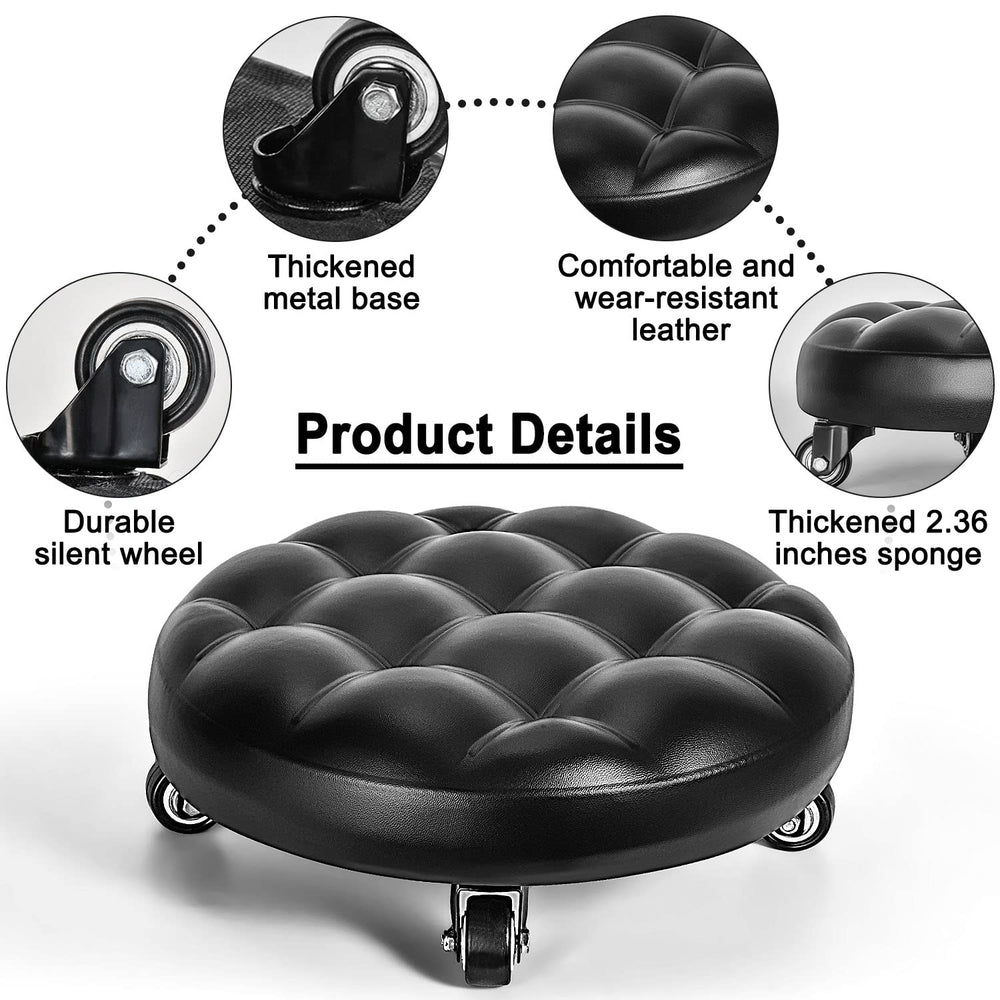 FLOLXNB 360-degree caster wheels deliver silent, smooth mobility.
