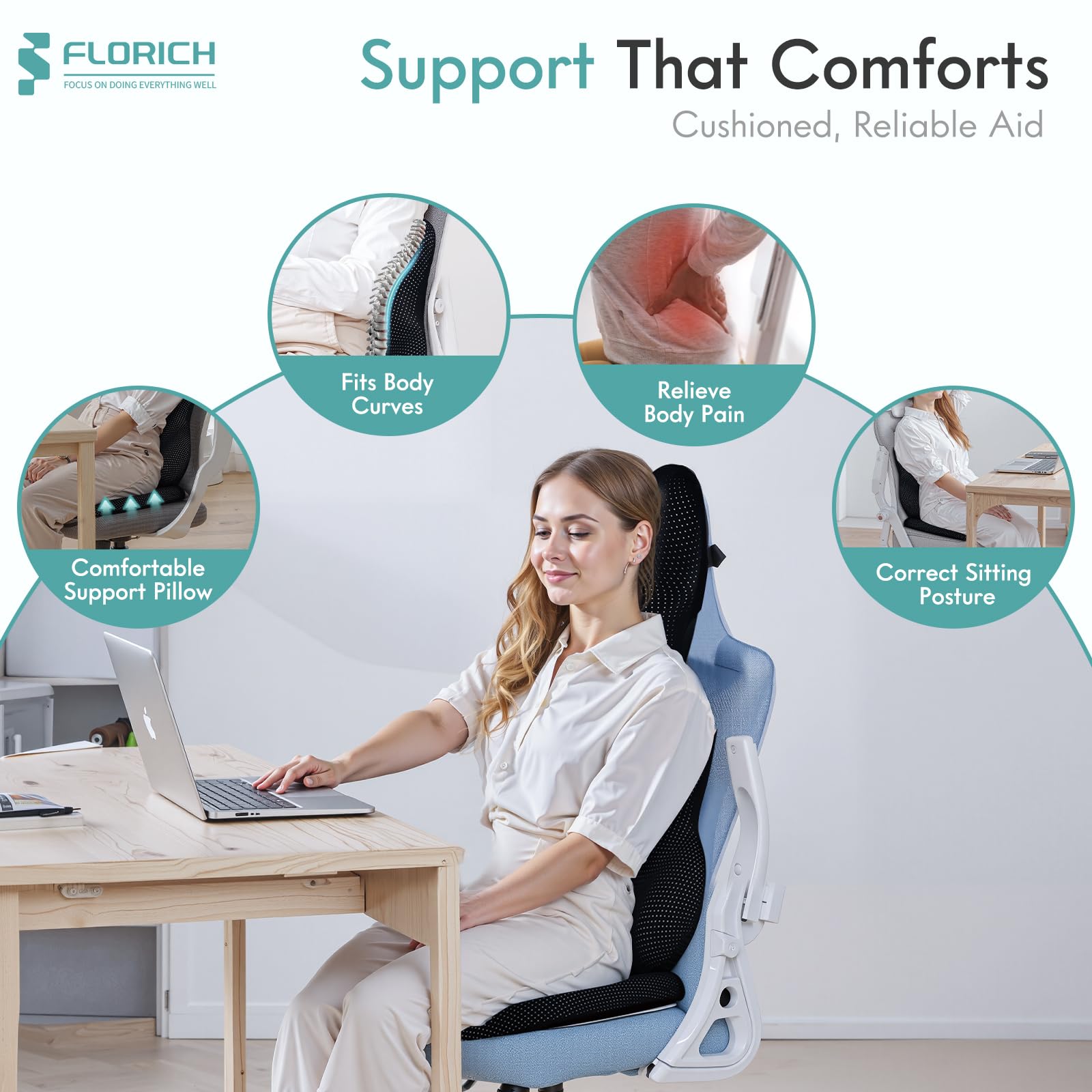 FLORICH breathable mesh fabric closeup keeps skin cool