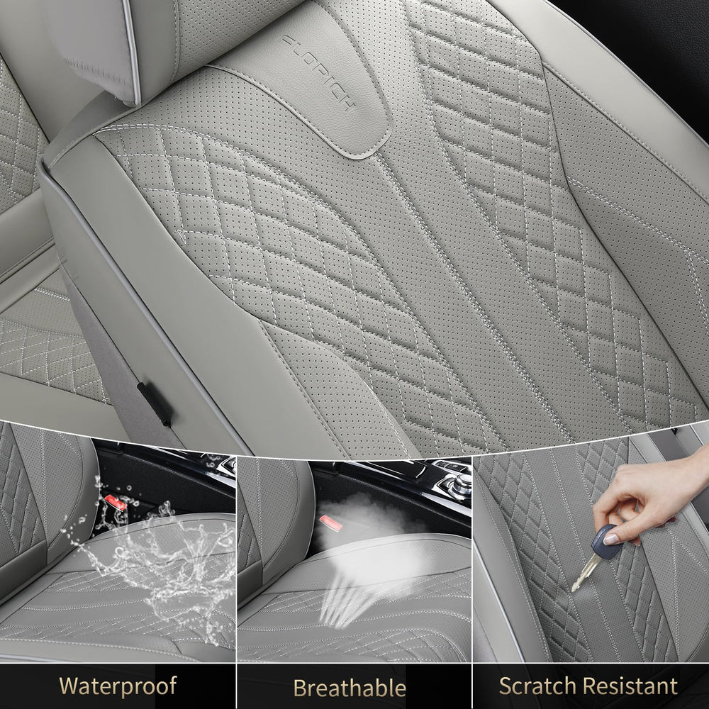 FLORICH detachable front headrest covers enable easy comfort adjustments