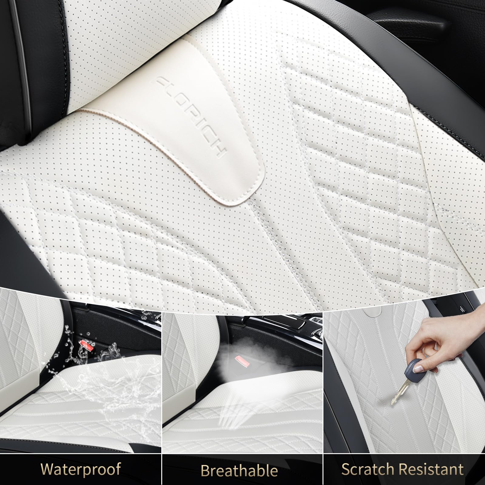FLORICH detachable headrest covers offer comfort and easy adjustments