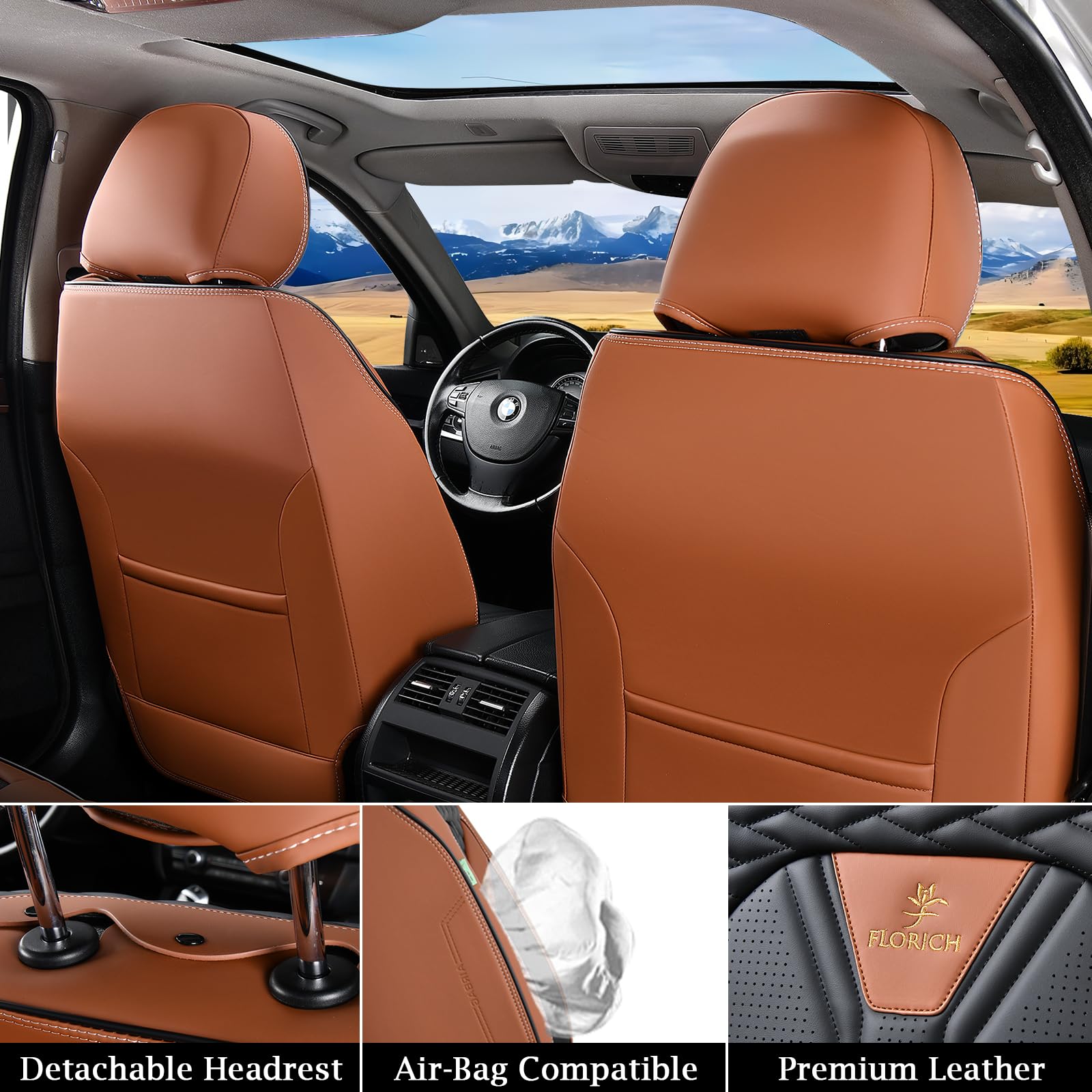 FLORICH foam padding adds comfort for daily drives.