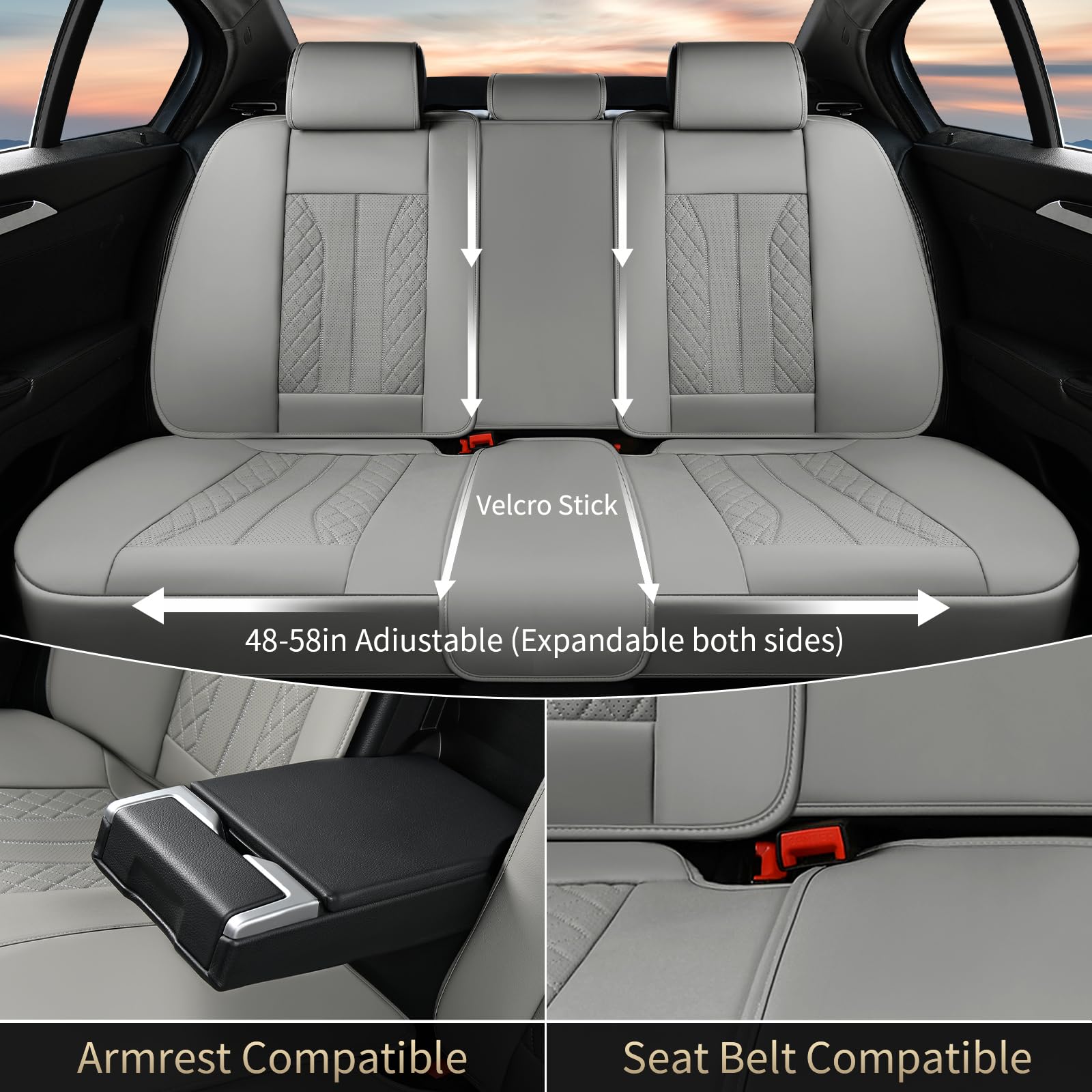 FLORICH full-coverage seat wrap protects seats with a seamless look