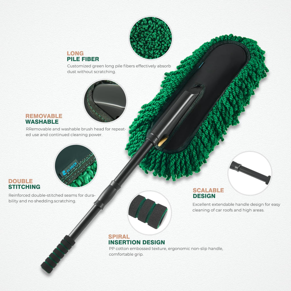 FLORICH large-duster detailed-clean showcases precision for tight spots.