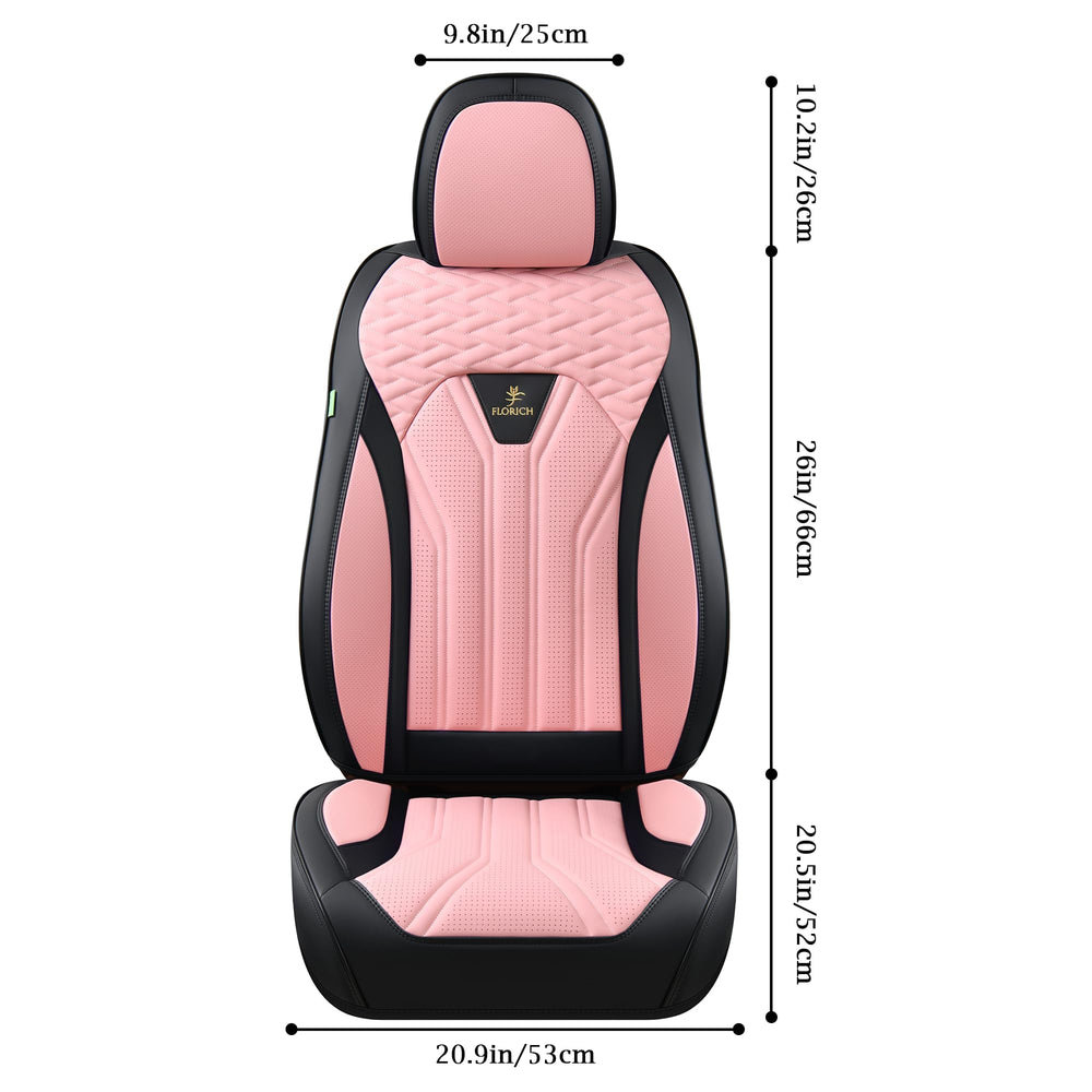 FLORICH 360-degree pink seat cover protects all seat surfaces