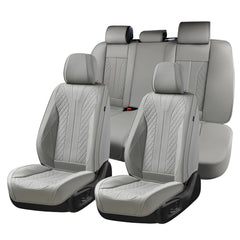 FLORICH leather seat covers full set installed for a clean protected car interior