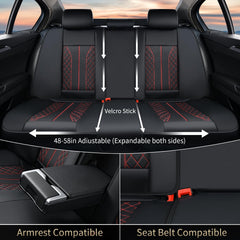FLORICH Leather Seat Covers waterproof protection for accidental spills