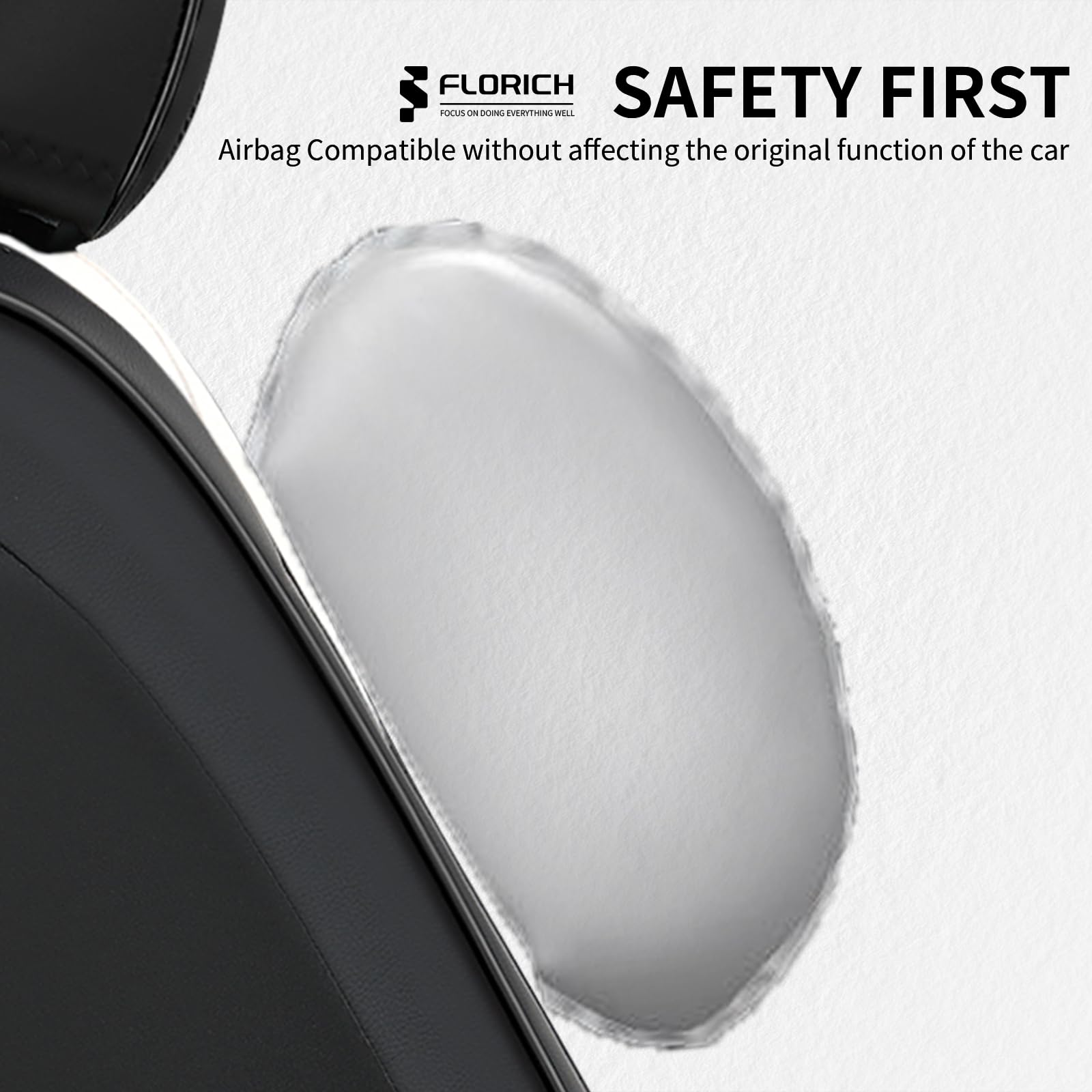 FLORICH pet-friendly spill protection helps keep seats clean
