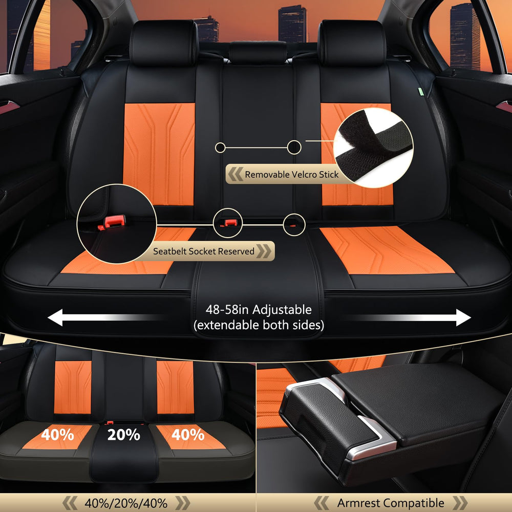 FLORICH 360-degree protection wraps around seats for complete coverage.