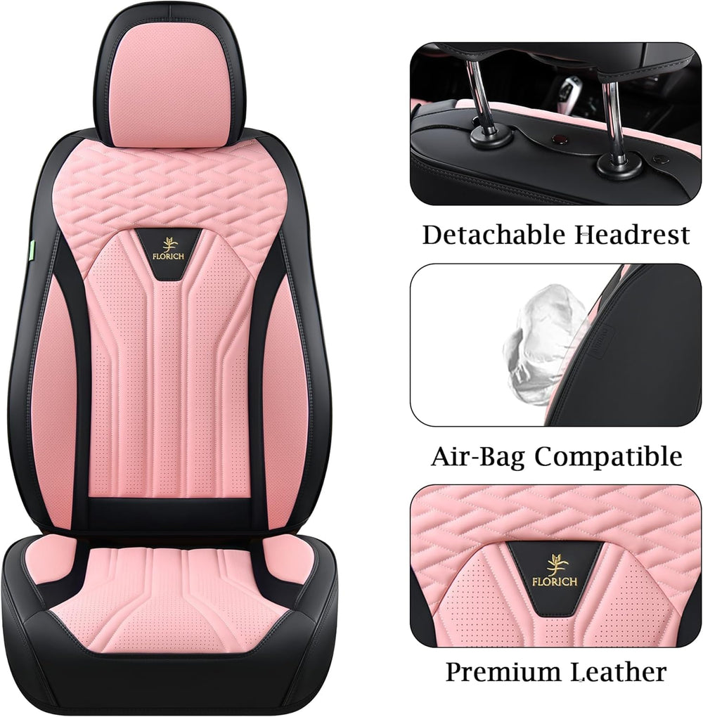 FLORICH seat covers with front pockets for easy organization