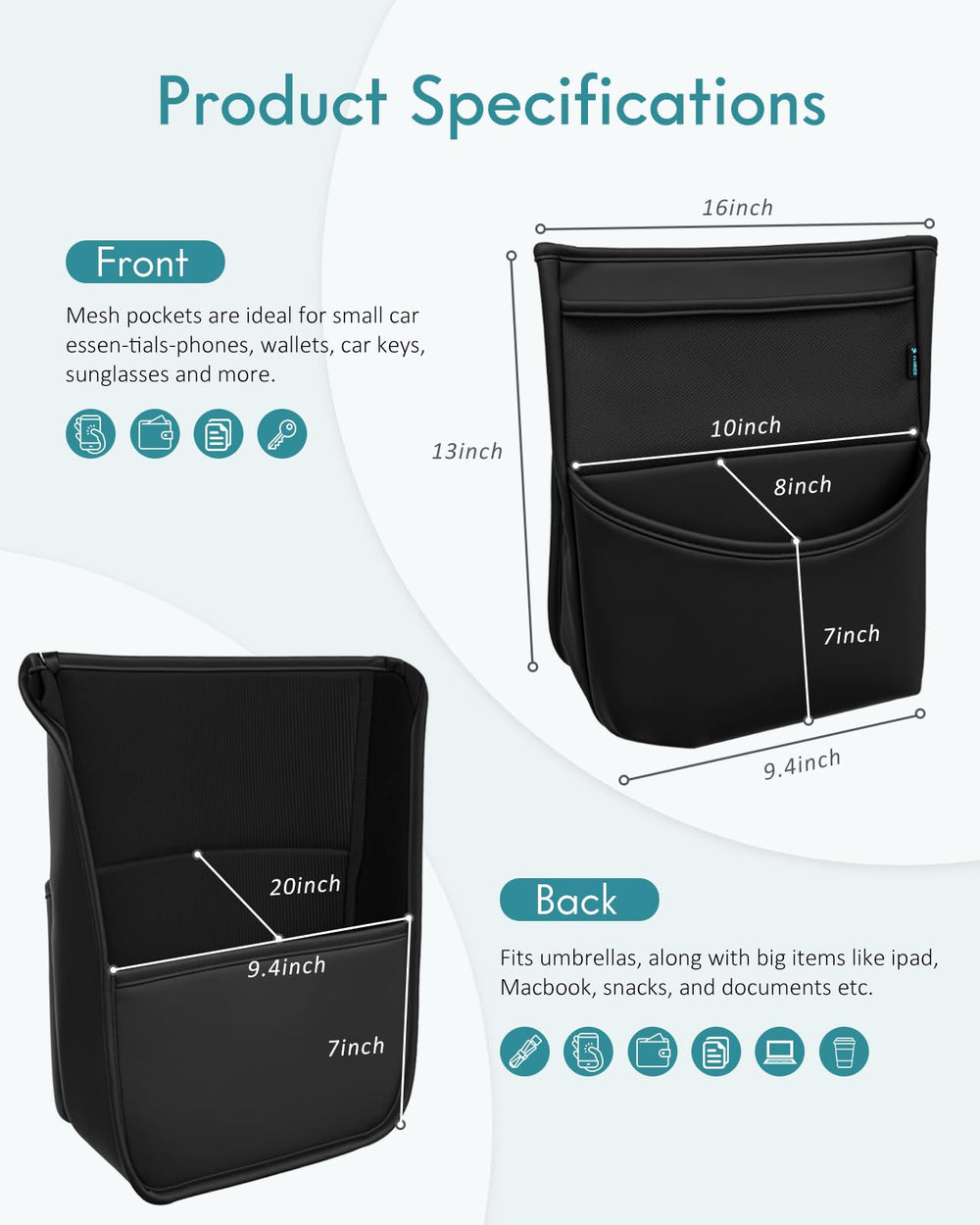 FLORICH premium leather is waterproof and odor-resistant for daily use