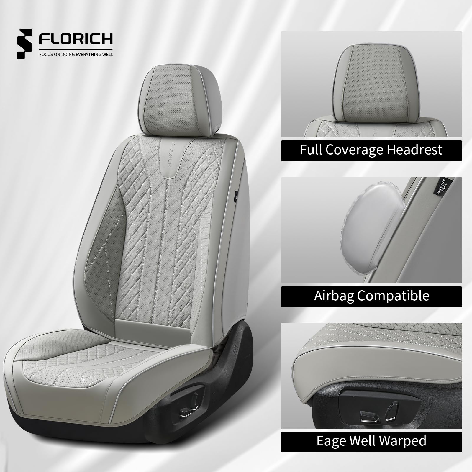 FLORICH waterproof and scratch-resistant material guards against spills and wear
