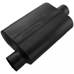 Flowmaster 40 Series muffler body delivers bold, aggressive exhaust tone.
