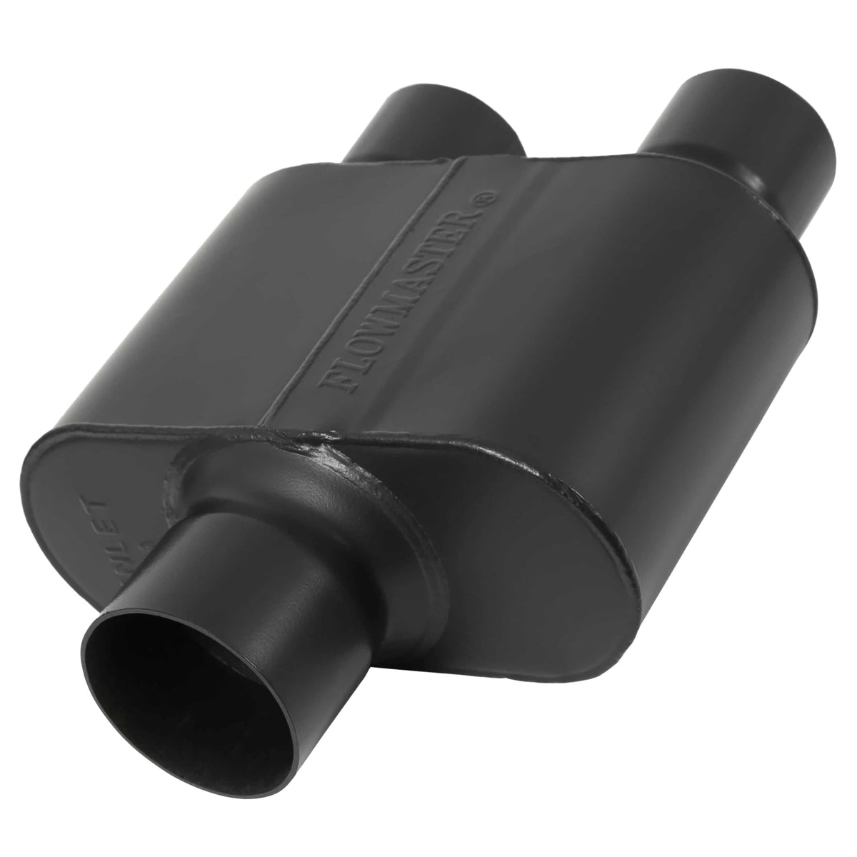 Flowmaster Super 10 Series center inlet muffler with bold street tone